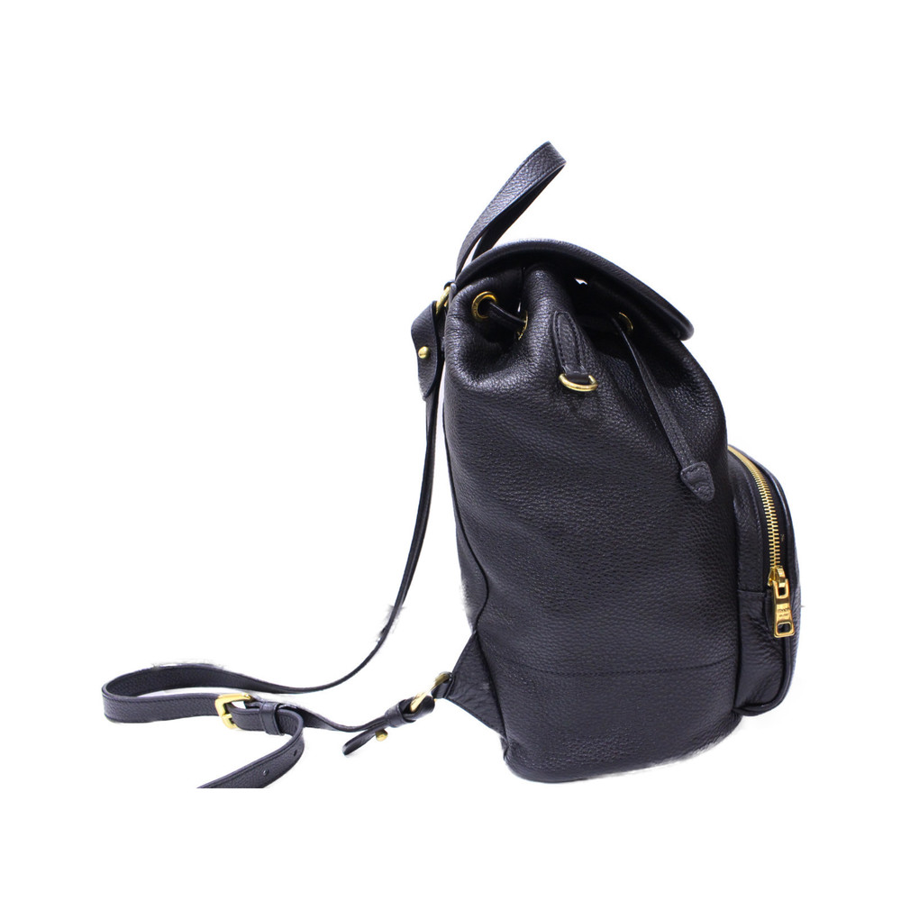 Prada Leather Backpack Rucksack Black - image 3